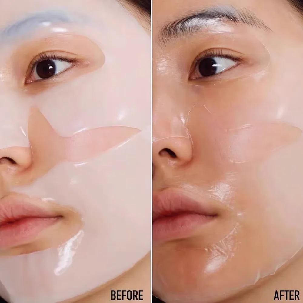 Masque Facial Anti-Rides au Collagène — Pack 10 Pièces
