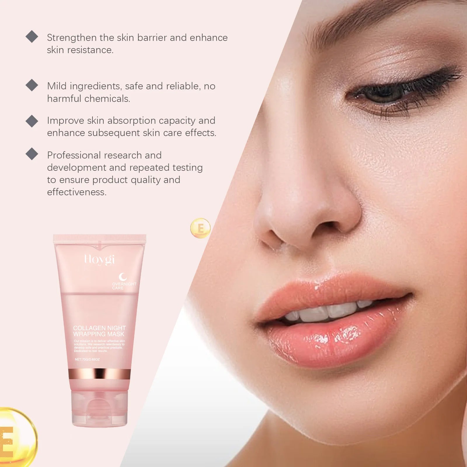 Masque Peel-Off au Collagène — Éclat, Lissage & Raffermissement