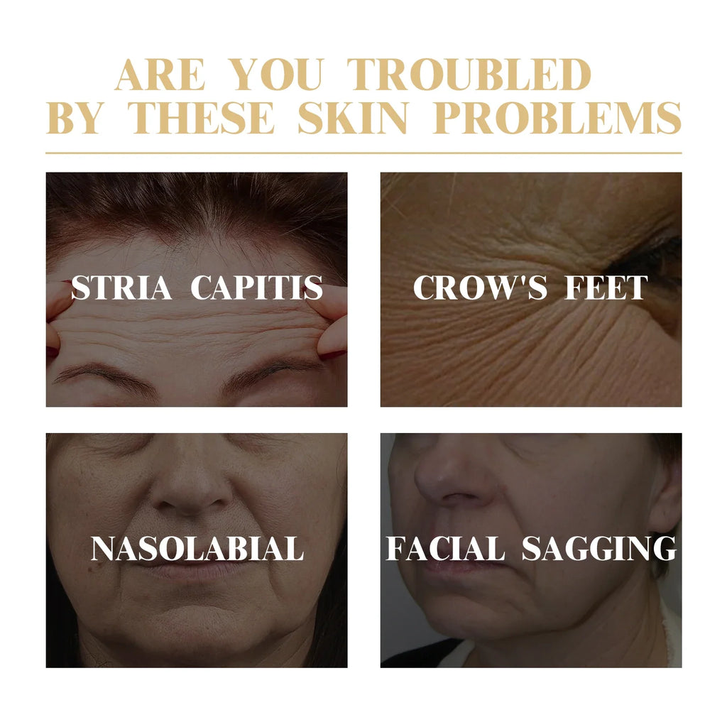 Masque Facial Anti-Rides au Collagène — Pack 10 Pièces