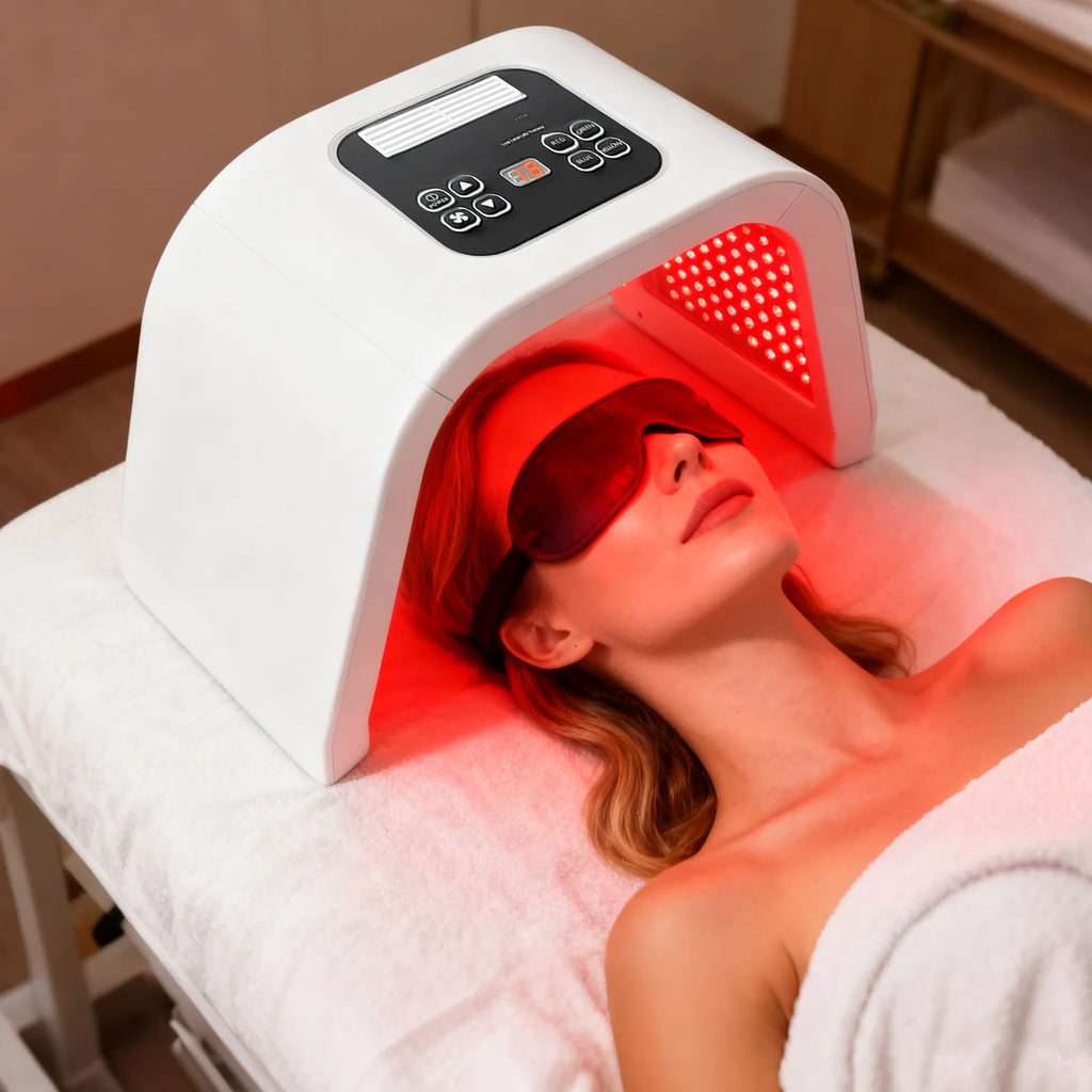 Masque LED Luminothérapie 7 Couleurs — 287 LEDs | Rajeunissement Professionnel