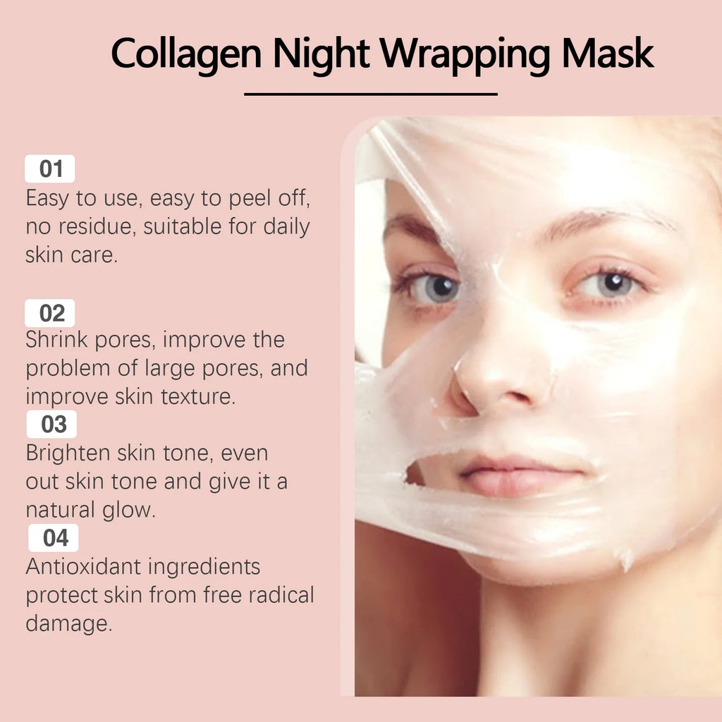 Masque Peel-Off au Collagène — Éclat, Lissage & Raffermissement
