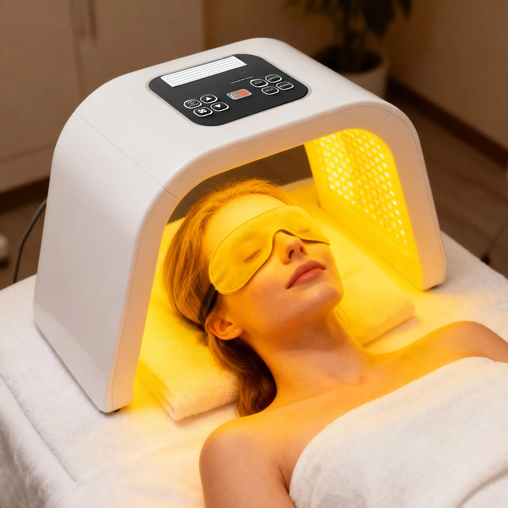 Masque LED Luminothérapie 7 Couleurs — 287 LEDs | Rajeunissement Professionnel