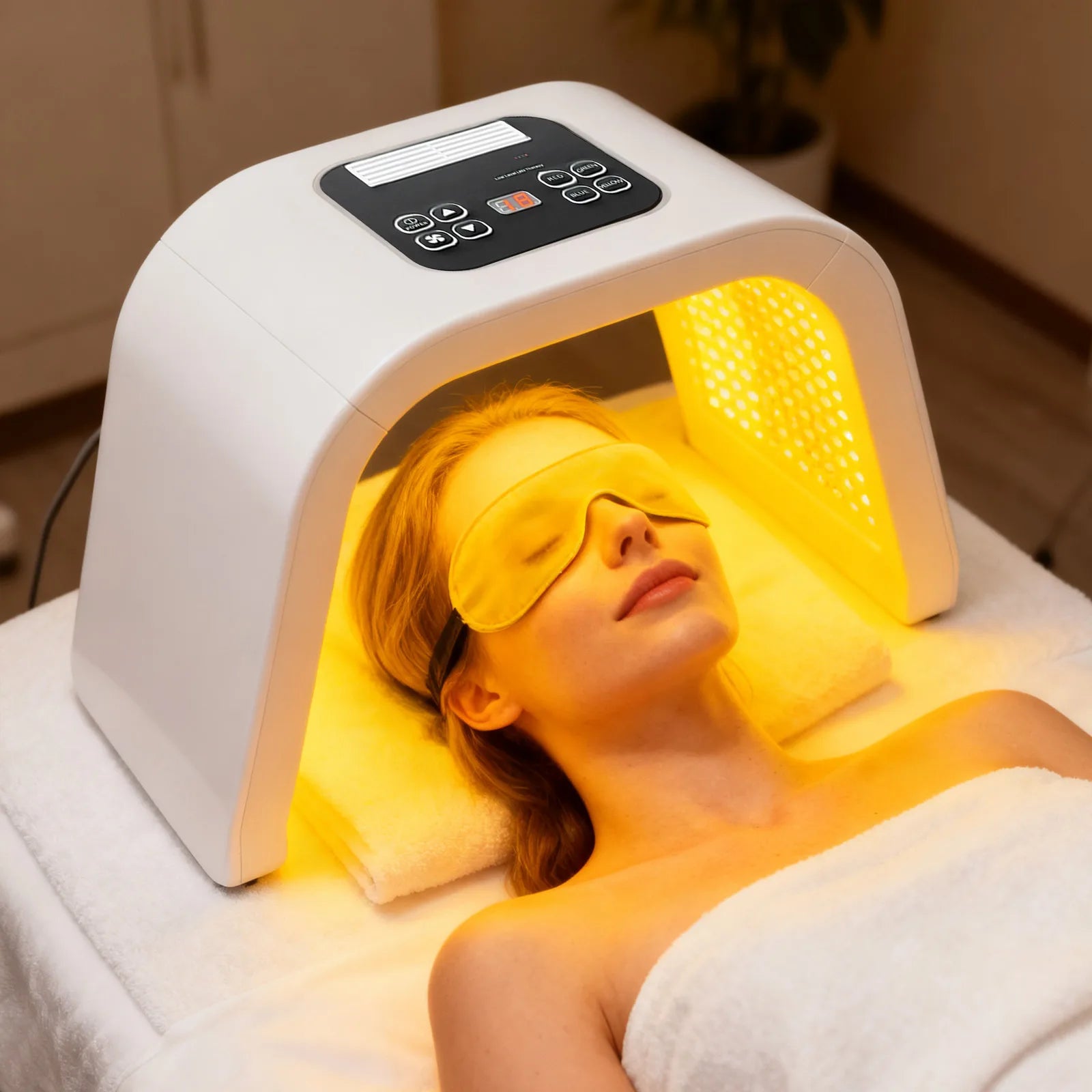 Masque LED Luminothérapie 7 Couleurs — 287 LEDs | Rajeunissement Professionnel