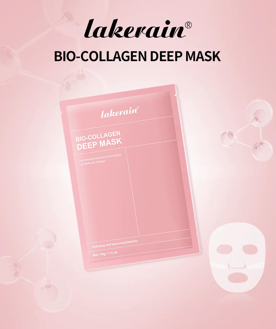 Masque Nuit Bio-Collagène — Pores Affinés & Teint Éclairci (4 pièces)