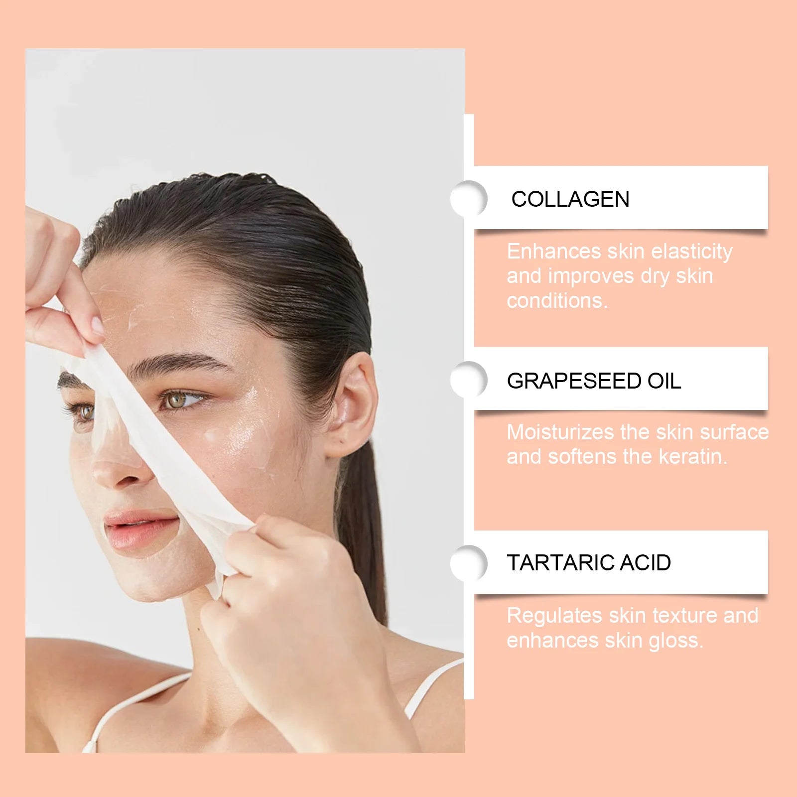 Masque Hydratant au Collagène — Verrouillage Profond & Apaisement