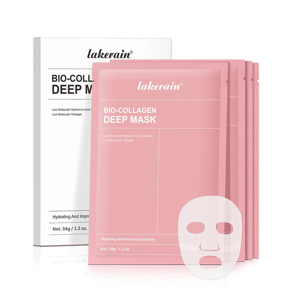 Masque Nuit Bio-Collagène — Pores Affinés & Teint Éclairci (4 pièces)
