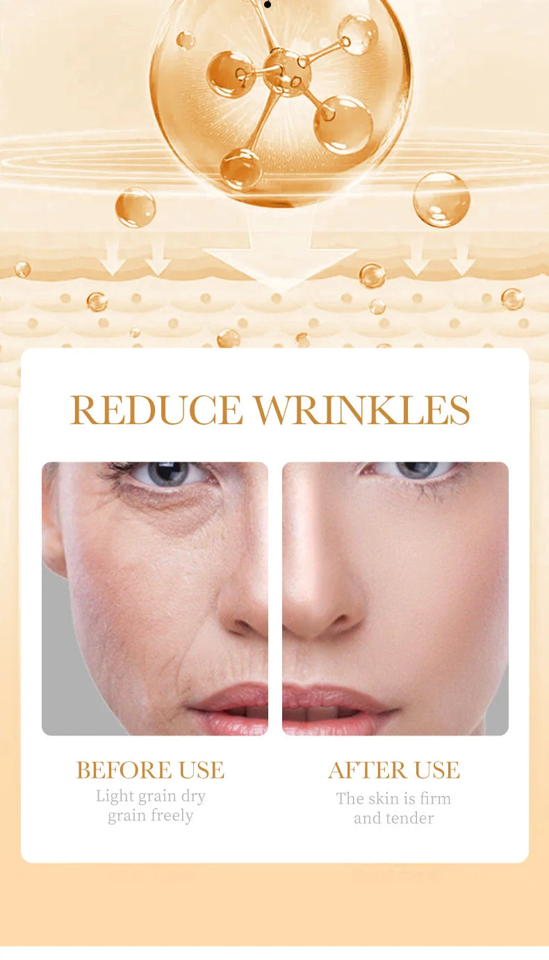 Masque Facial Anti-Rides au Collagène — Pack 10 Pièces
