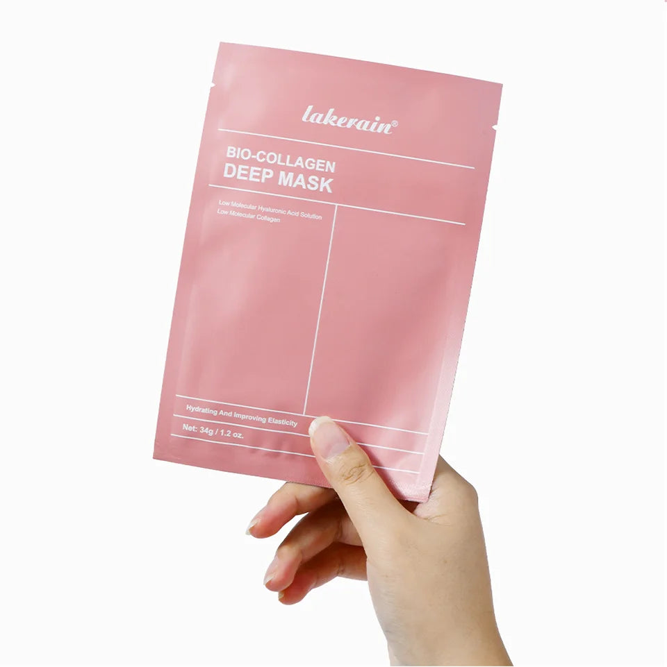 Masque Nuit Bio-Collagène — Pores Affinés & Teint Éclairci (4 pièces)
